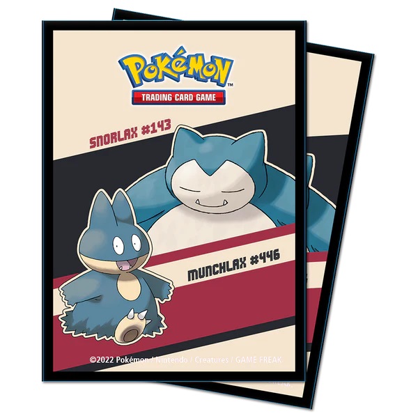 Pokemon Snorlax & Munchlax Sleeves