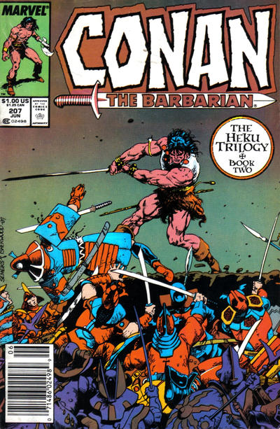 Conan The Barbarian #207 [Newsstand]
