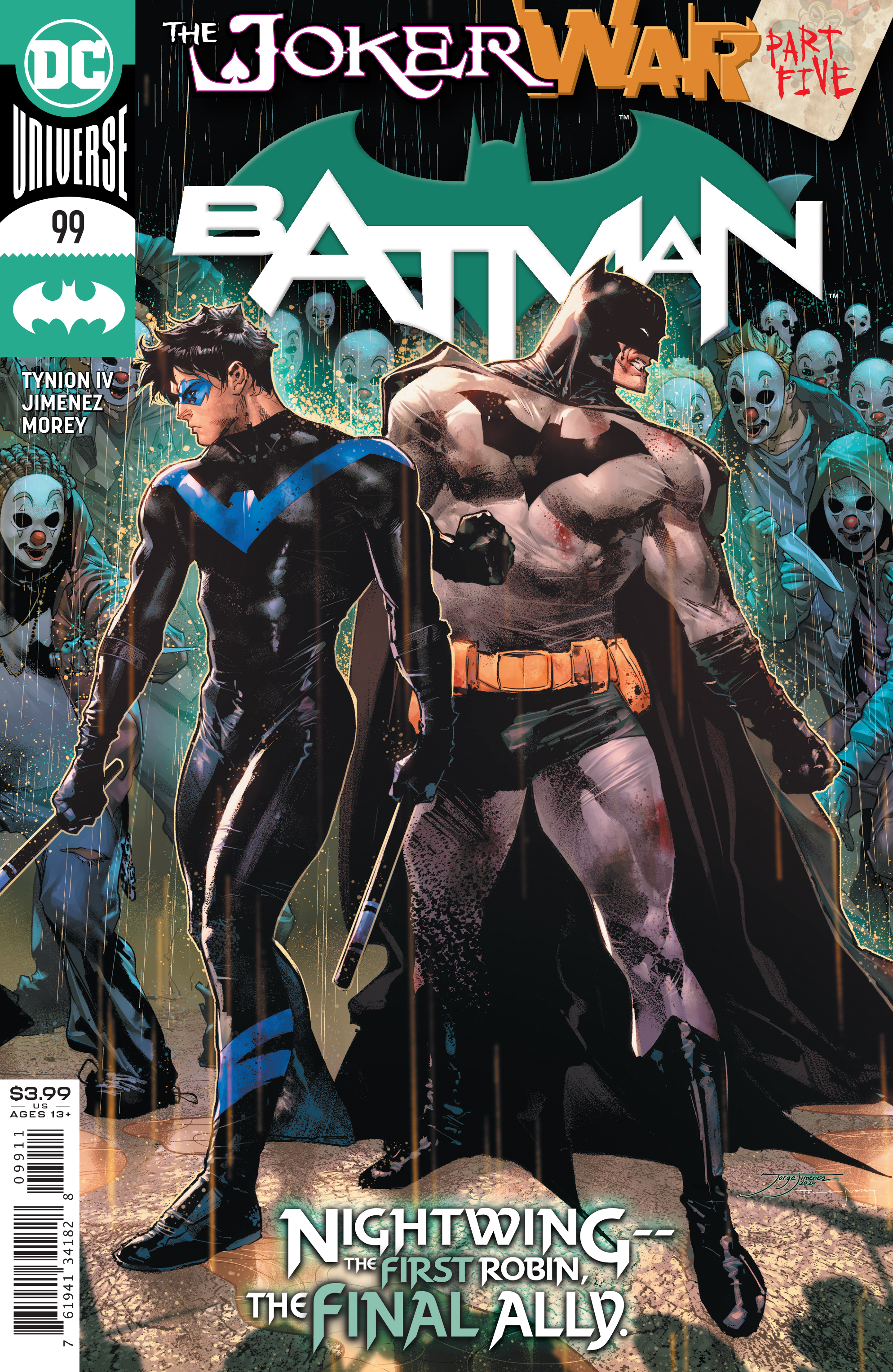 Batman #99 Cover A Jorge Jimenez (Joker War) (2016)