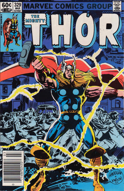 Thor #329 [Newsstand]-Fine (5.5 – 7)