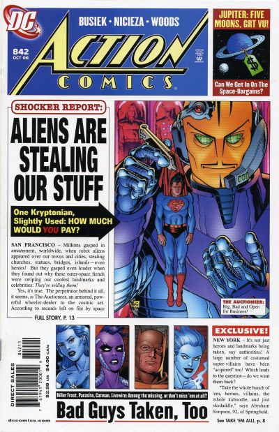 Action Comics #842 [Direct Sales]-Near Mint (9.2 - 9.8)