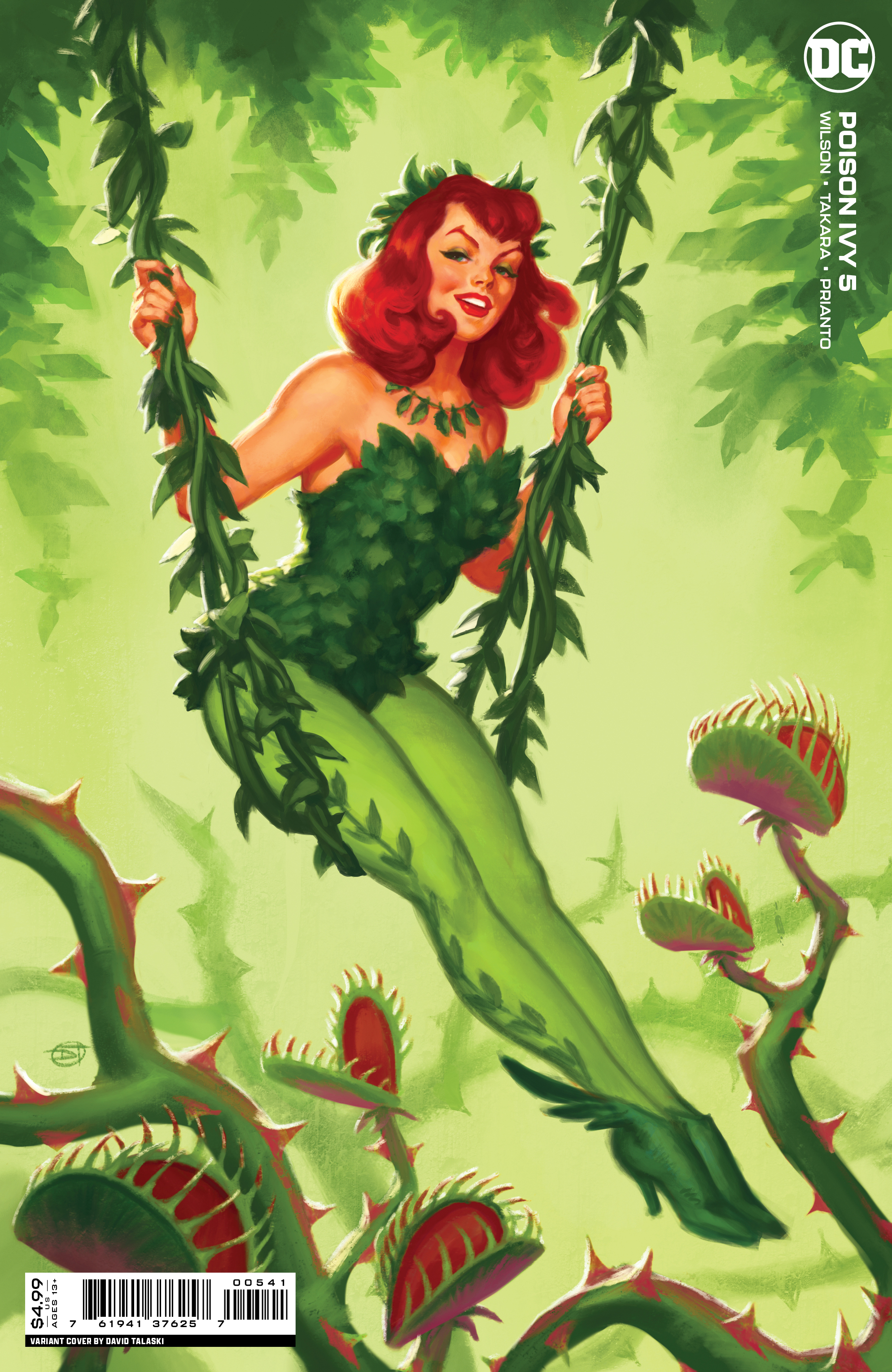 Poison Ivy #5 Cover C David Talaski Card Stock Variant (Of 6)