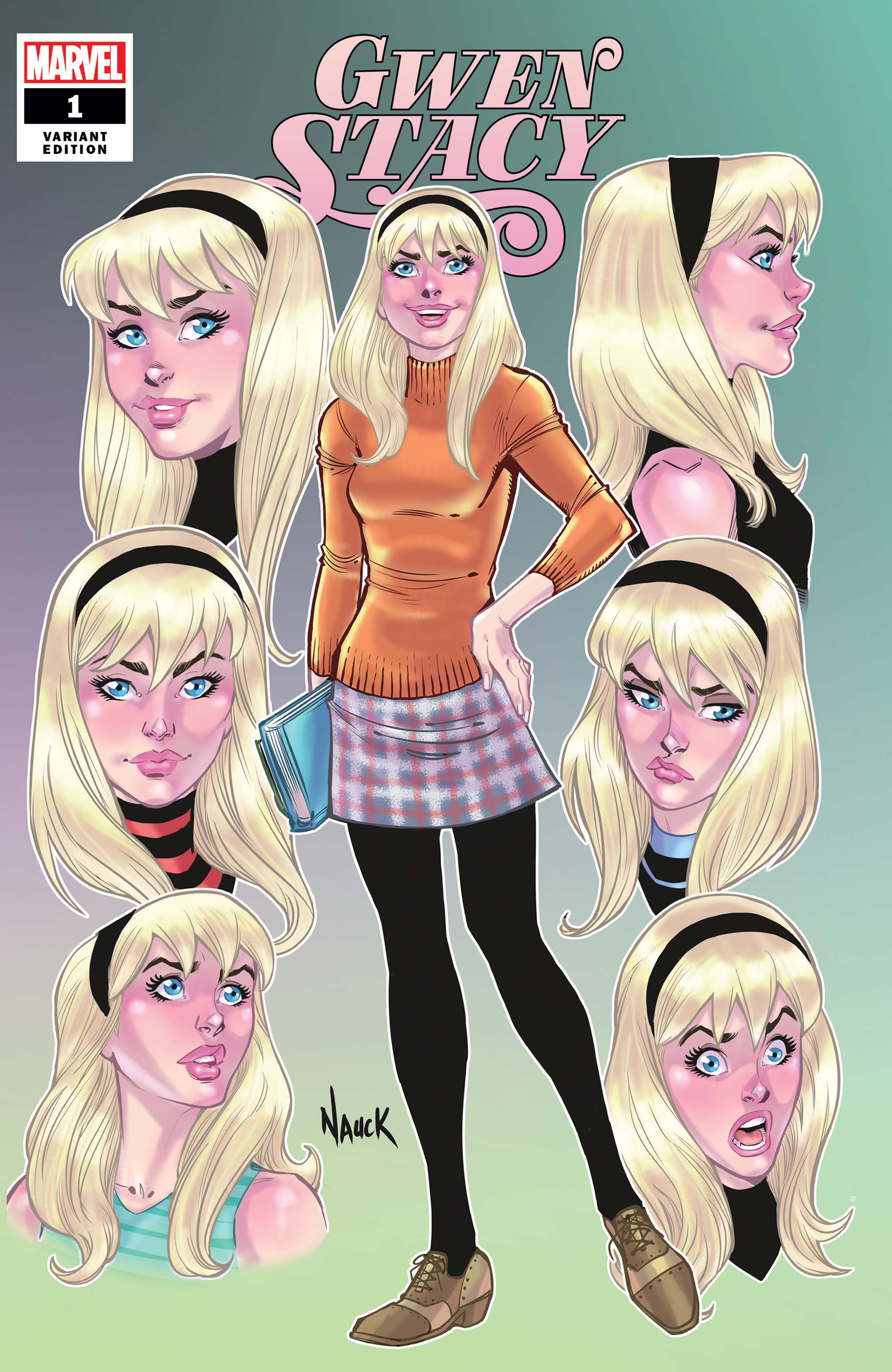 Gwen Stacy #1 Nauck Faces of Gwen Variant (Of 5)
