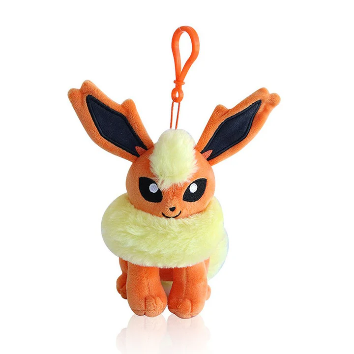 Pokemon Flareon 5 Inch Plush Clip Figure