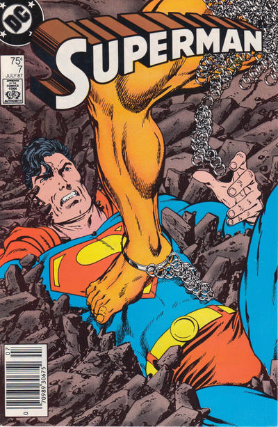 Superman #7 [Newsstand]-Near Mint (9.2 - 9.8)