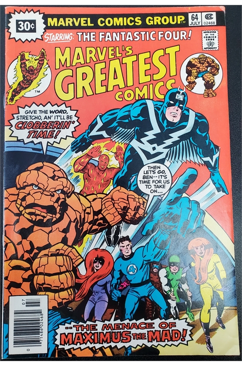 Marvel's Greatest Comics #64 [30¢](1969)- Vf- 7.5