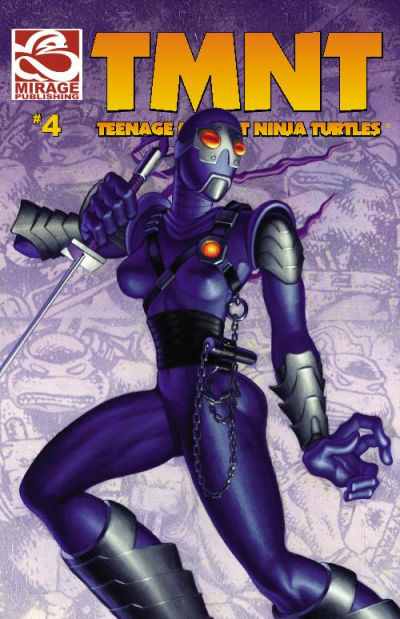 Tmnt: Teenage Mutant Ninja Turtles #4 - Fn/Vf - Slight Staple Rust
