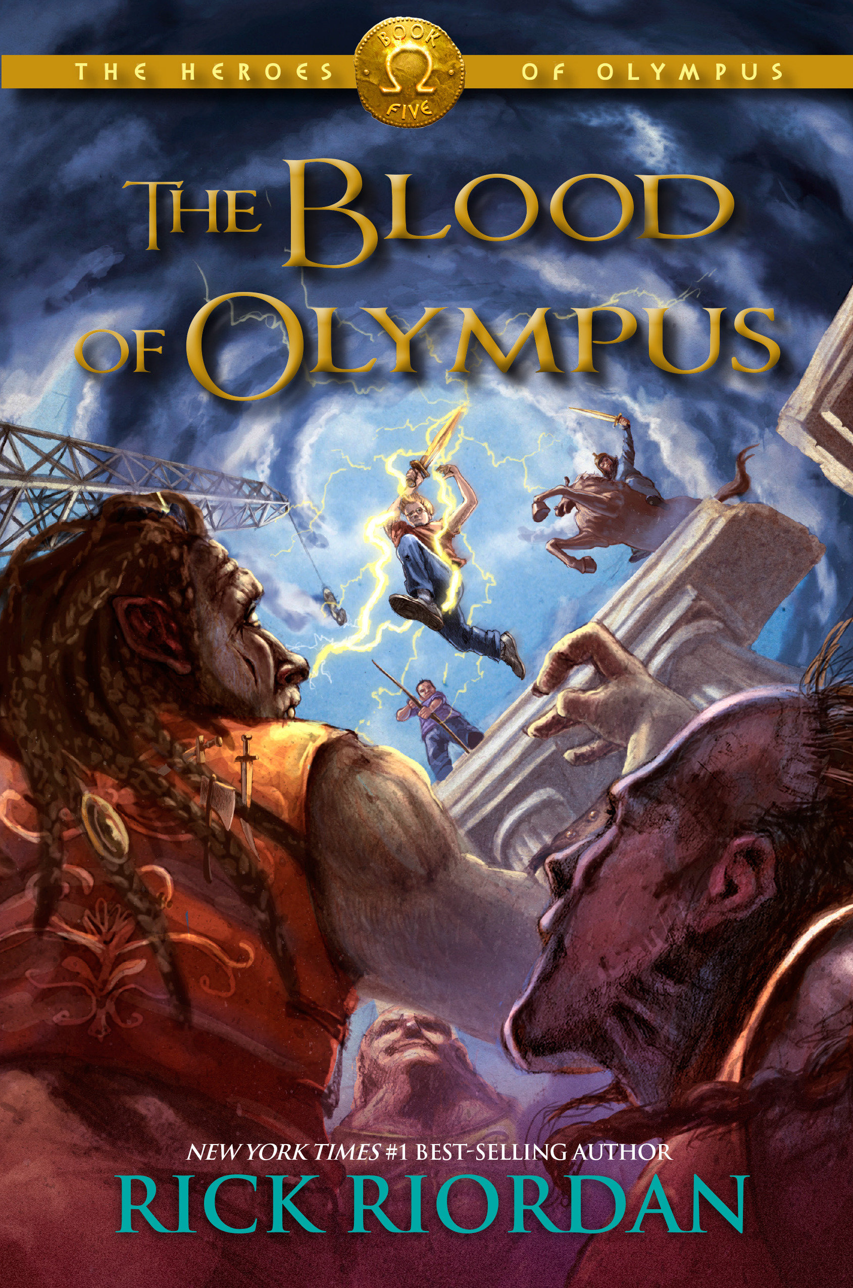 Heroes of Olympus Hardcover Novel Volume 5 The Blood of Olympus
