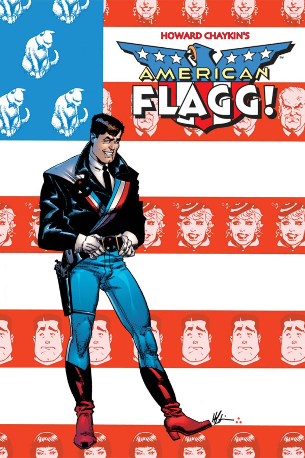 American Flagg Definitive Collected Signed Hardcover Volume 01

