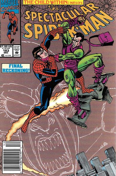 The Spectacular Spider-Man #183 [Newsstand]-Fine (5.5 – 7)