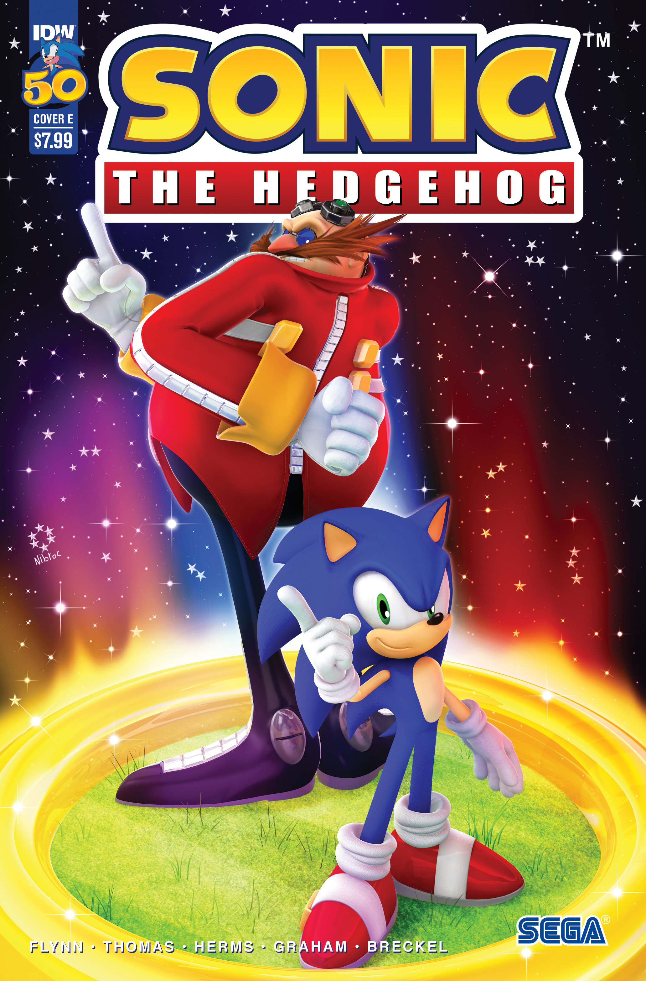 Sonic the Hedgehog #50 Cover E Nibroc