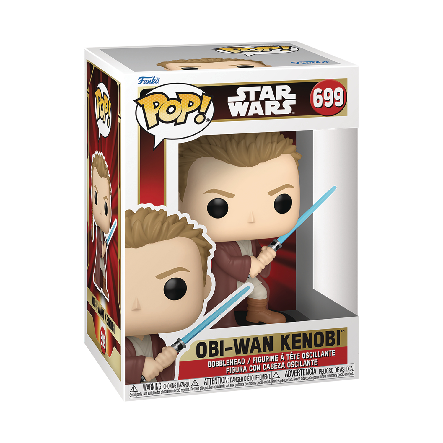 Pop Star Wars Star Wars Obi Wan Young #699 Vinyl Figure