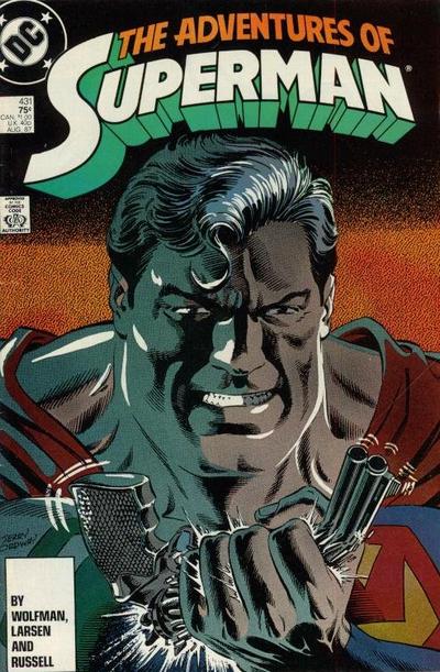 Adventures of Superman #431 [Direct]-Very Fine (7.5 – 9)