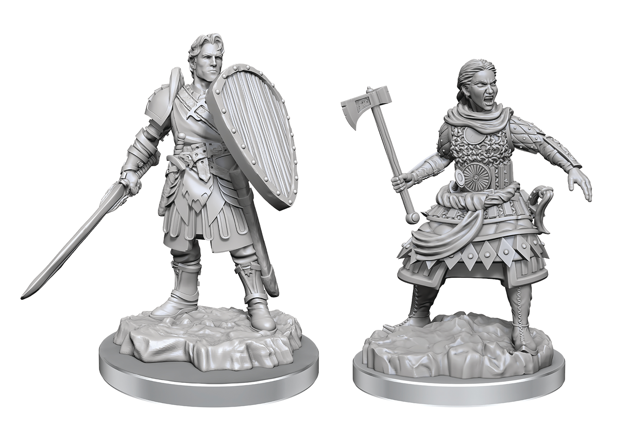 Dungeons & Dragons Nolzurs Marvelous Minis Human Fighters