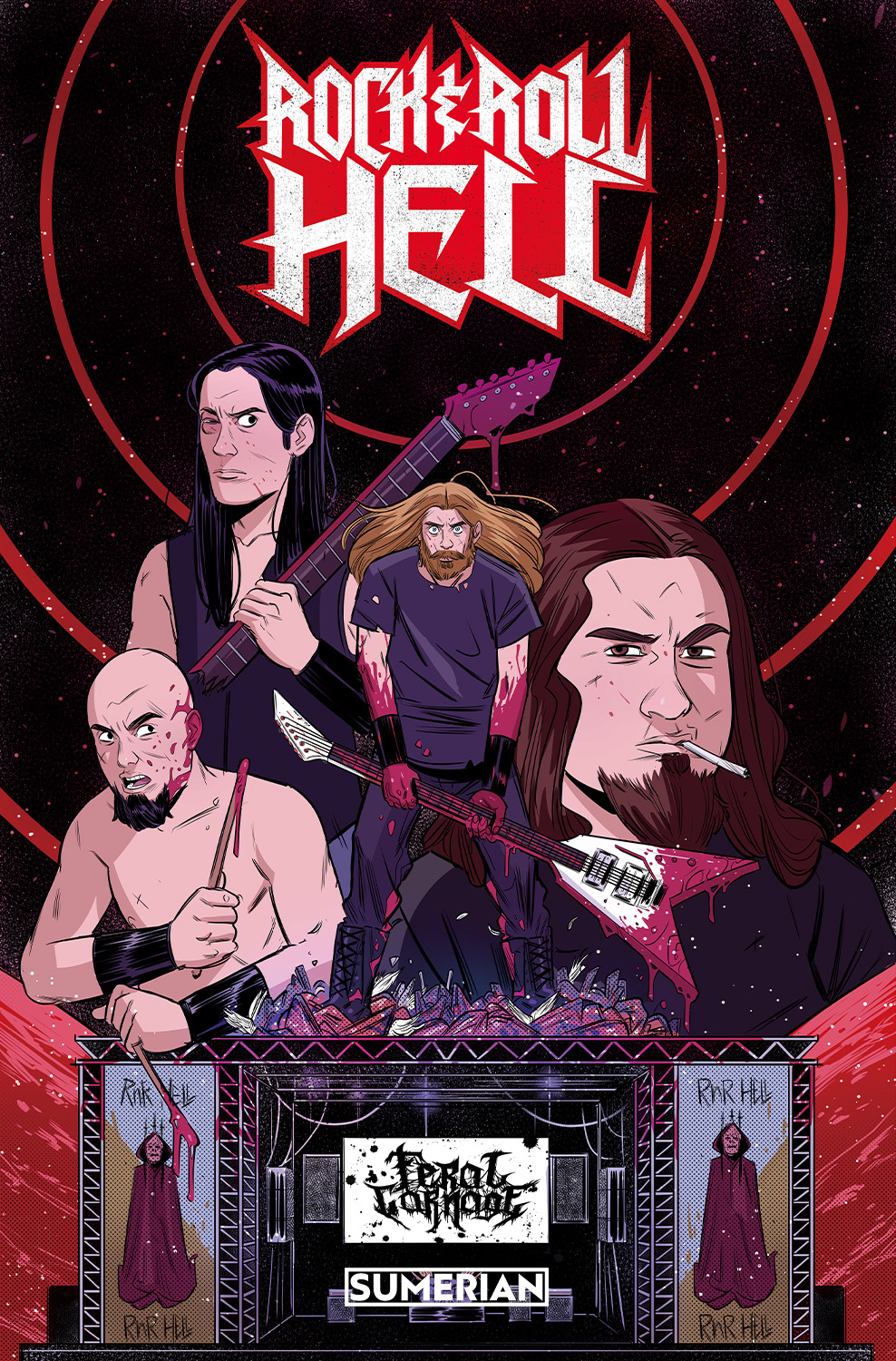 Rock & Roll Hell #1 Cover A Di Angilla (Mature) (Of 1)