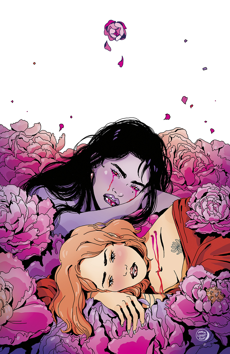 Violent Flowers #3 Cover C 1 for 10 Incentive Maria Llovet Virgin Variant (Mature) (Of 4)