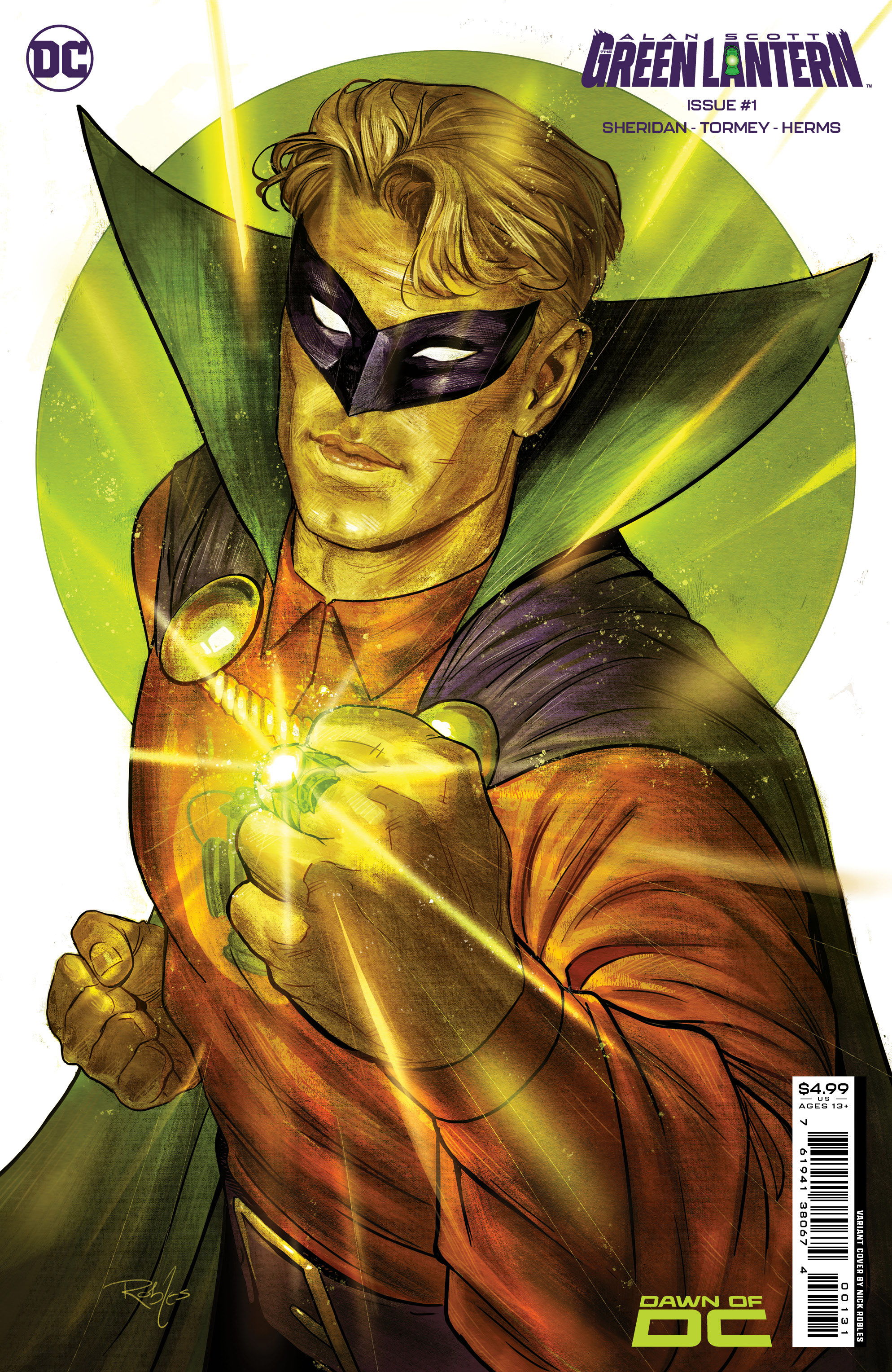 Alan Scott the Green Lantern #1 Cover C Nick Robles Card Stock Variant (Of 6)
