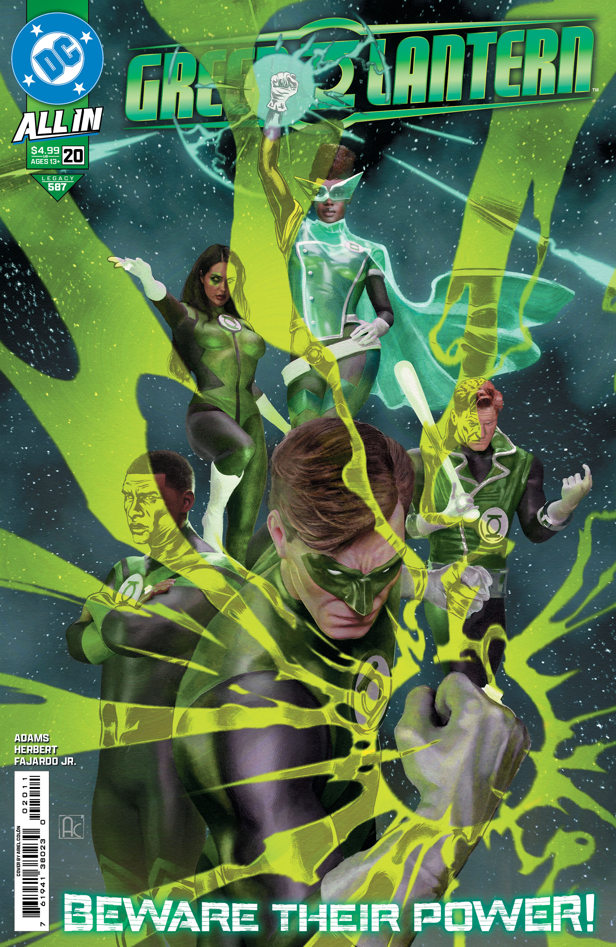 Green Lantern #20 Cover A Ariel Colon