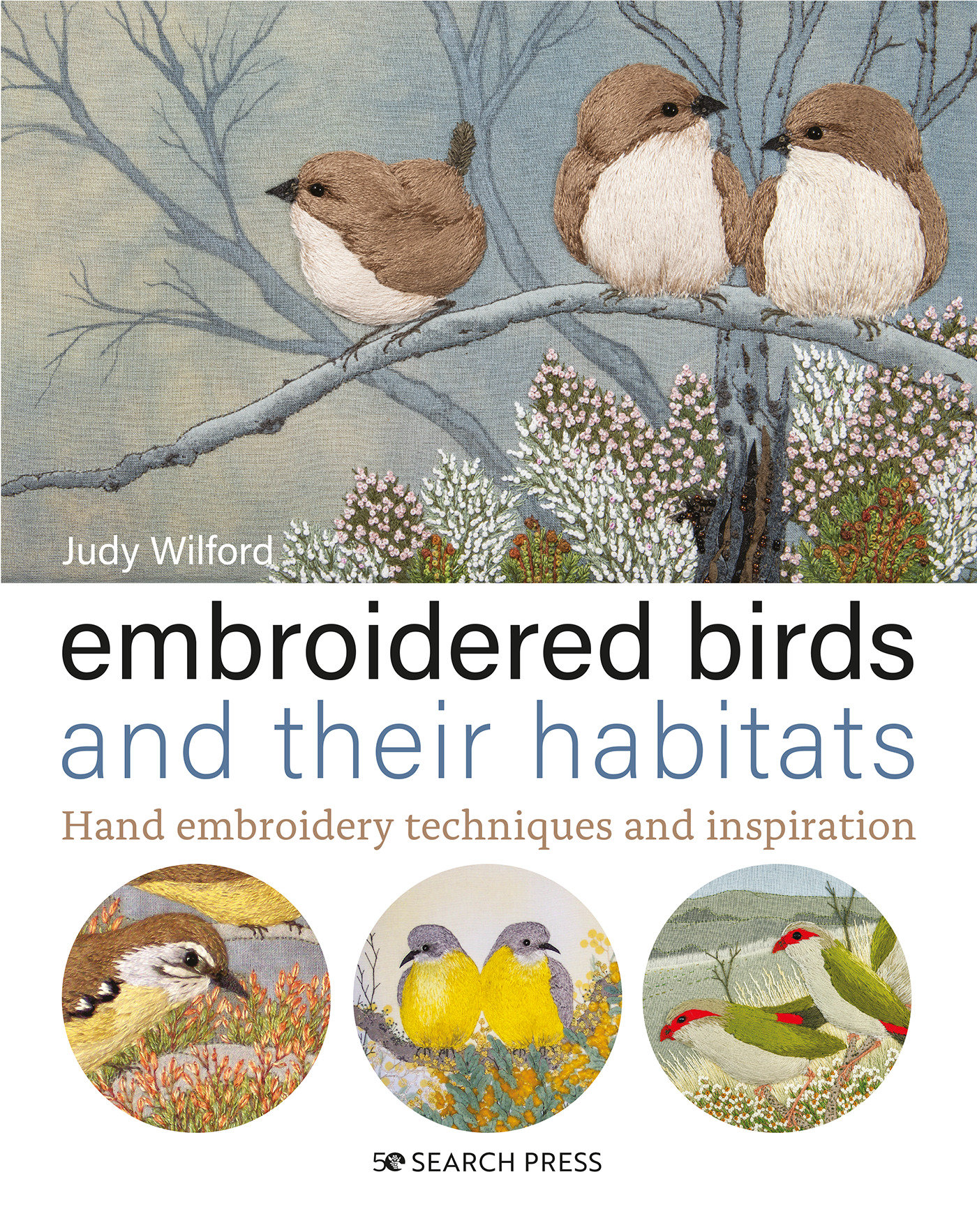 Embroidered Birds And Their Habitats (Hardcover Book)
