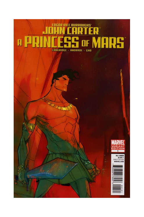 John Carter of Mars A Princess of Mars #1 (Andrade Variant) (2011)