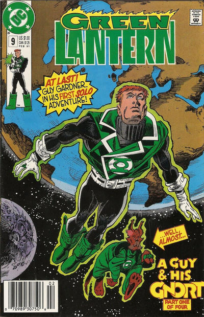 Green Lantern #9 (1990) [Newsstand]-Very Good (3.5 – 5)