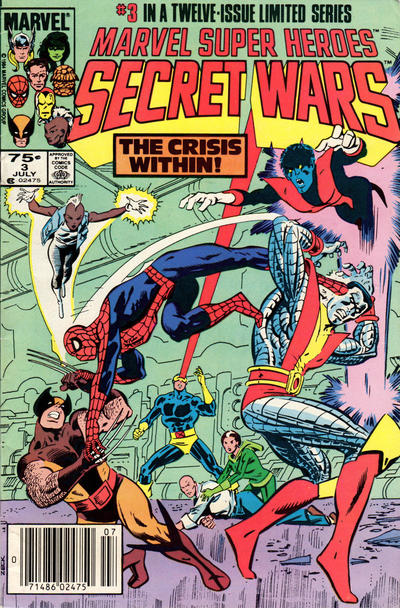 Marvel Super-Heroes Secret Wars #3 [Newsstand] - Vf/Nm 9.0