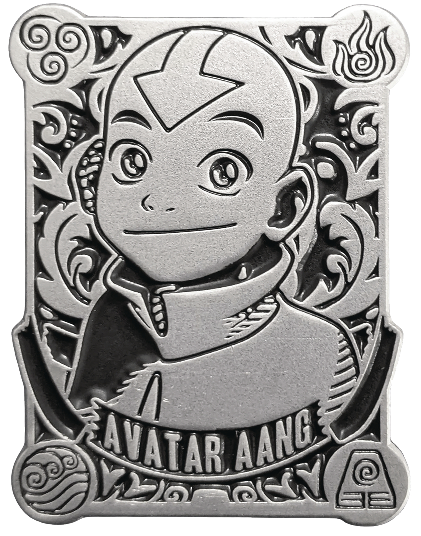 Avatar The Last Avatar Silver Badge Aang Pin