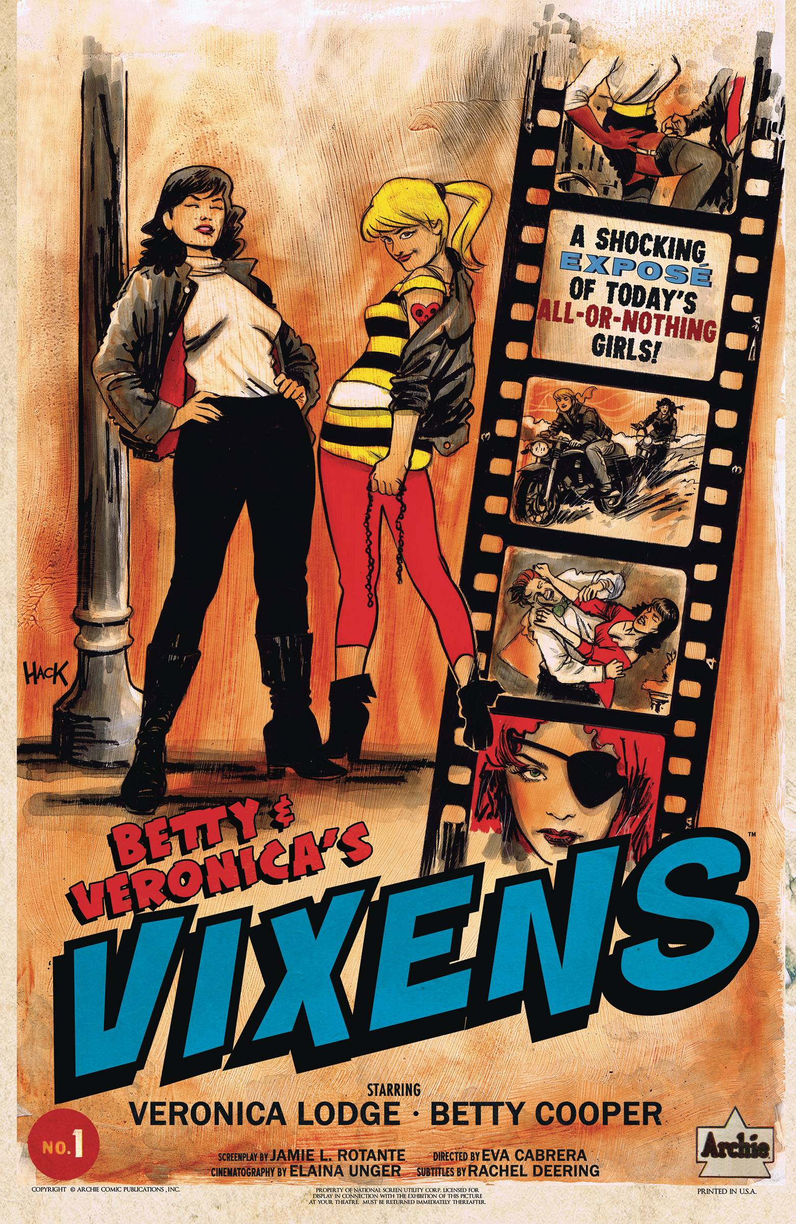 Betty And Veronica Vixens #1 Cover B Hack