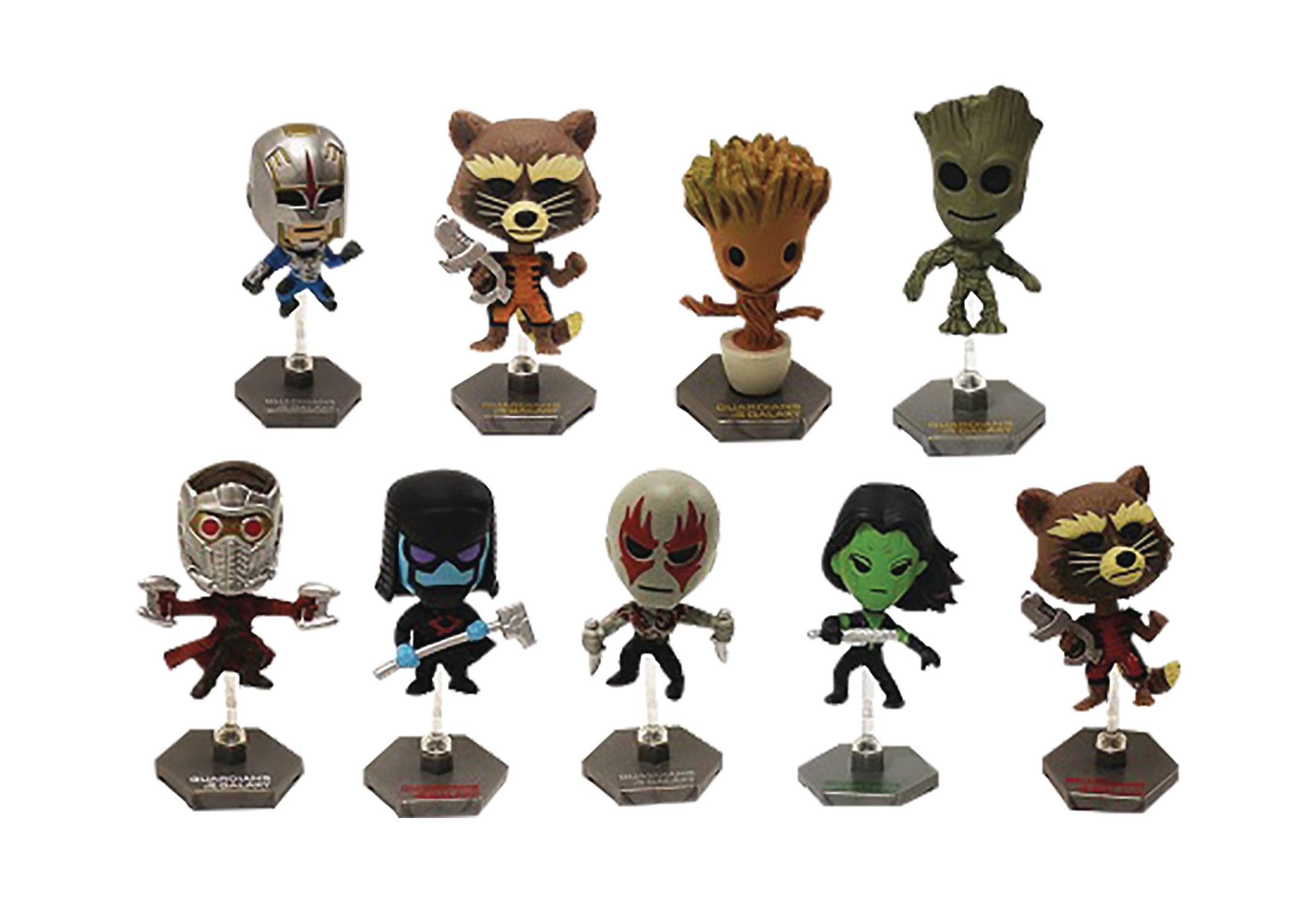 Guardians of the Galaxy Buildable Figures 24 Piece Blind Mystery Box Display (Price Is Per Figure)
