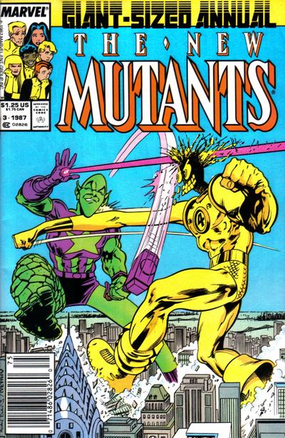 The New Mutants Annual #3 [Newsstand]-Fine (5.5 – 7)