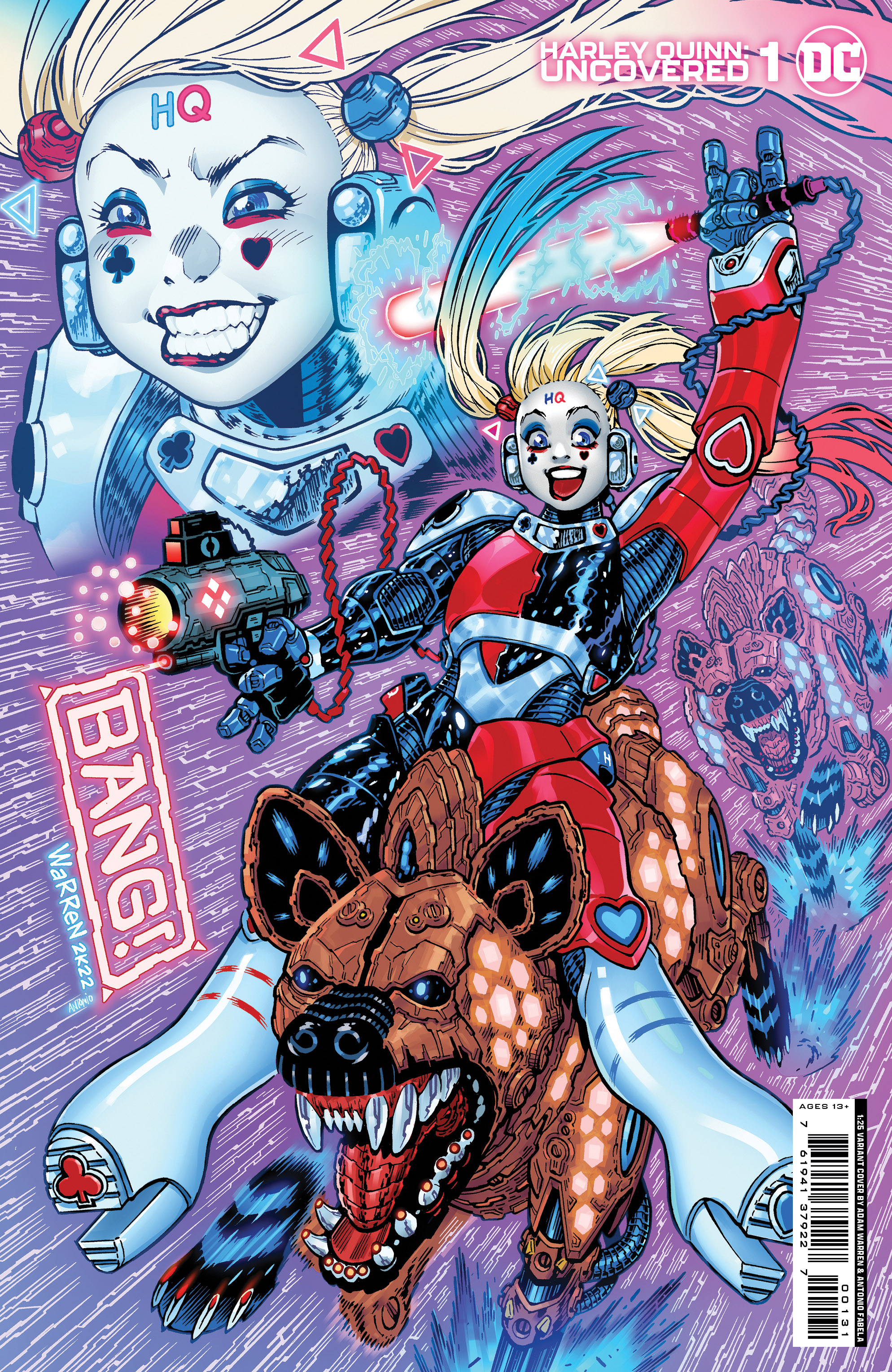 Harley Quinn Uncovered #1 (One Shot) Cover C 1 for 25 Incentive Adam Warren Variant