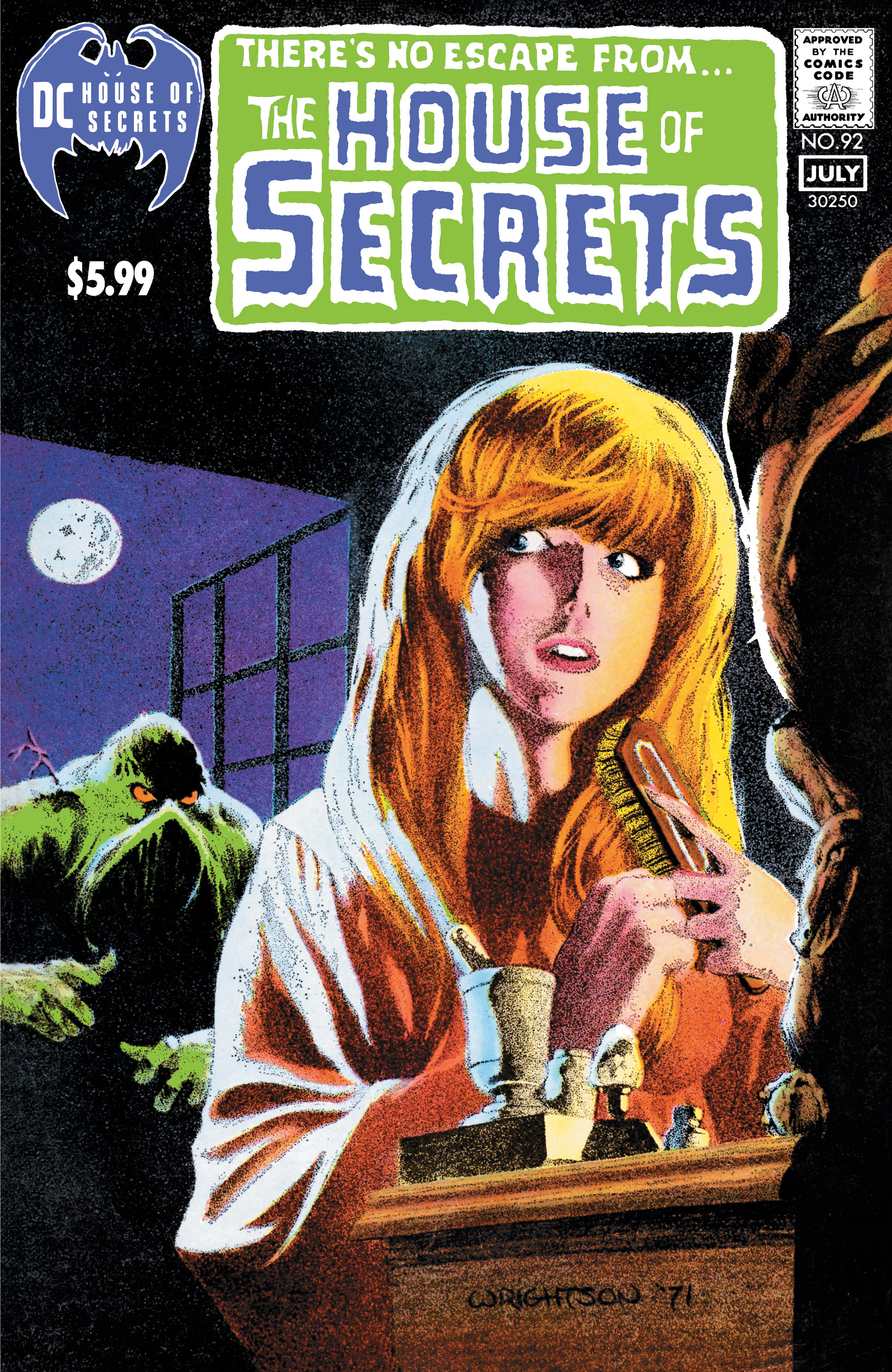 House of Secrets #92 Facsimile Edition Cover B Bernie Wrightson Foil Variant (2024)