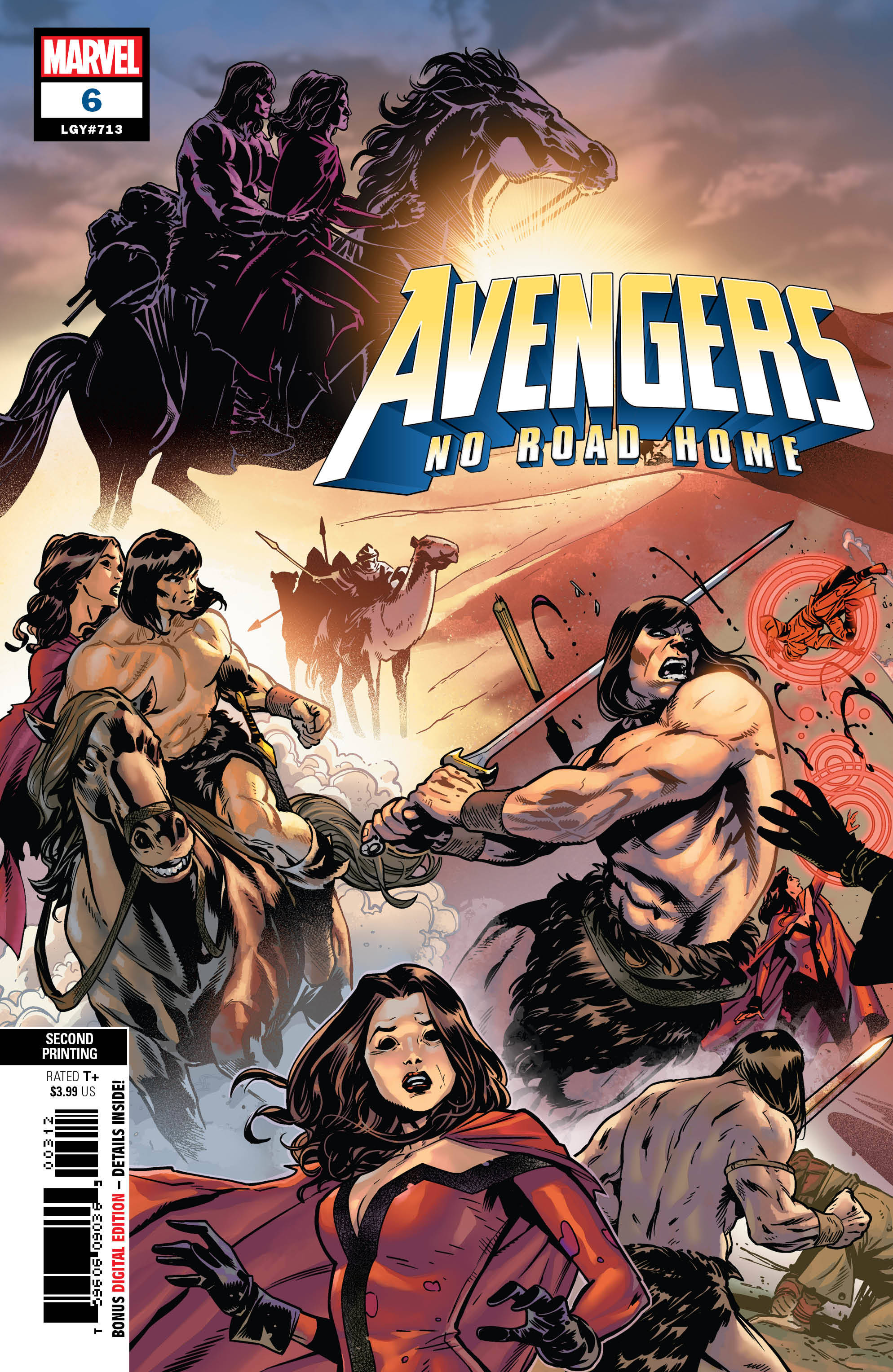 Avengers No Road Home #6 (Of 10) 2nd Printing Izaakse Variant