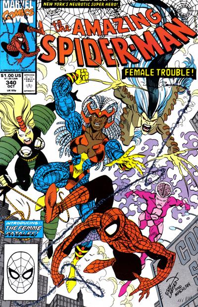 The Amazing Spider-Man #340 [Direct]- Very Fine