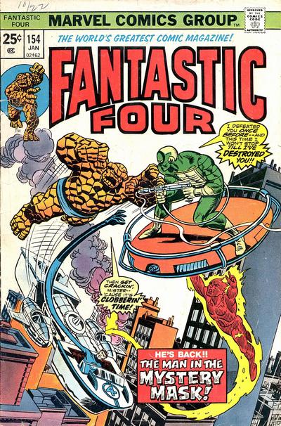 Fantastic Four #154-Very Fine (7.5 – 9)