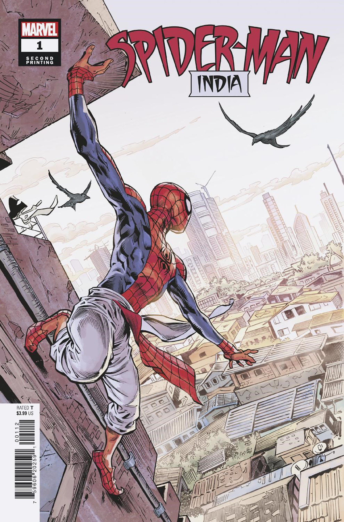 Spider-Man India #1 2nd Printing Abhishek Malsuni Variant (Of 4)