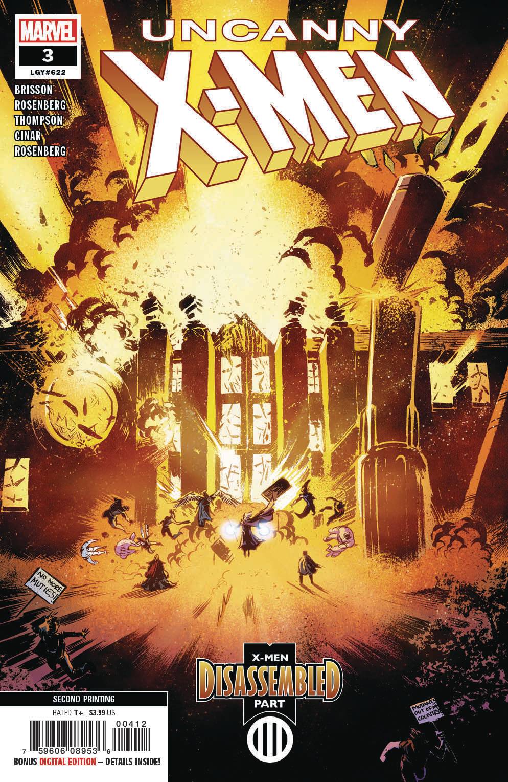 Uncanny X-Men #3 2nd Printing Cinar Variant (2018)