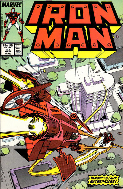 Iron Man #217 [Direct]-Near Mint (9.2 - 9.8)