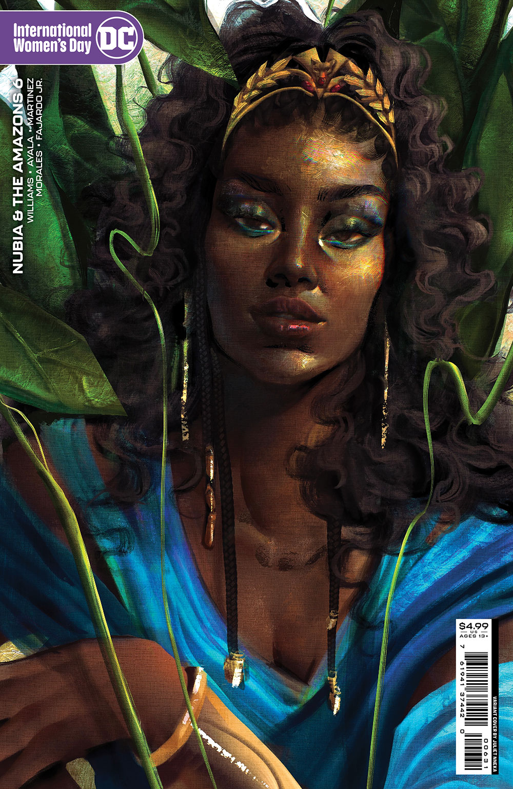 Nubia and the Amazons #6 Cover C Juliet Nneka International Womens Day Card Stock Variant (Tr (Of 6)