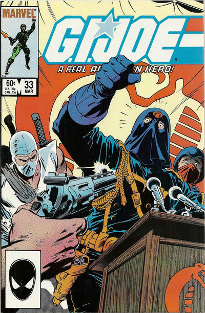 G.I. Joe, A Real American Hero #33 [Direct]-Very Good (3.5 – 5)