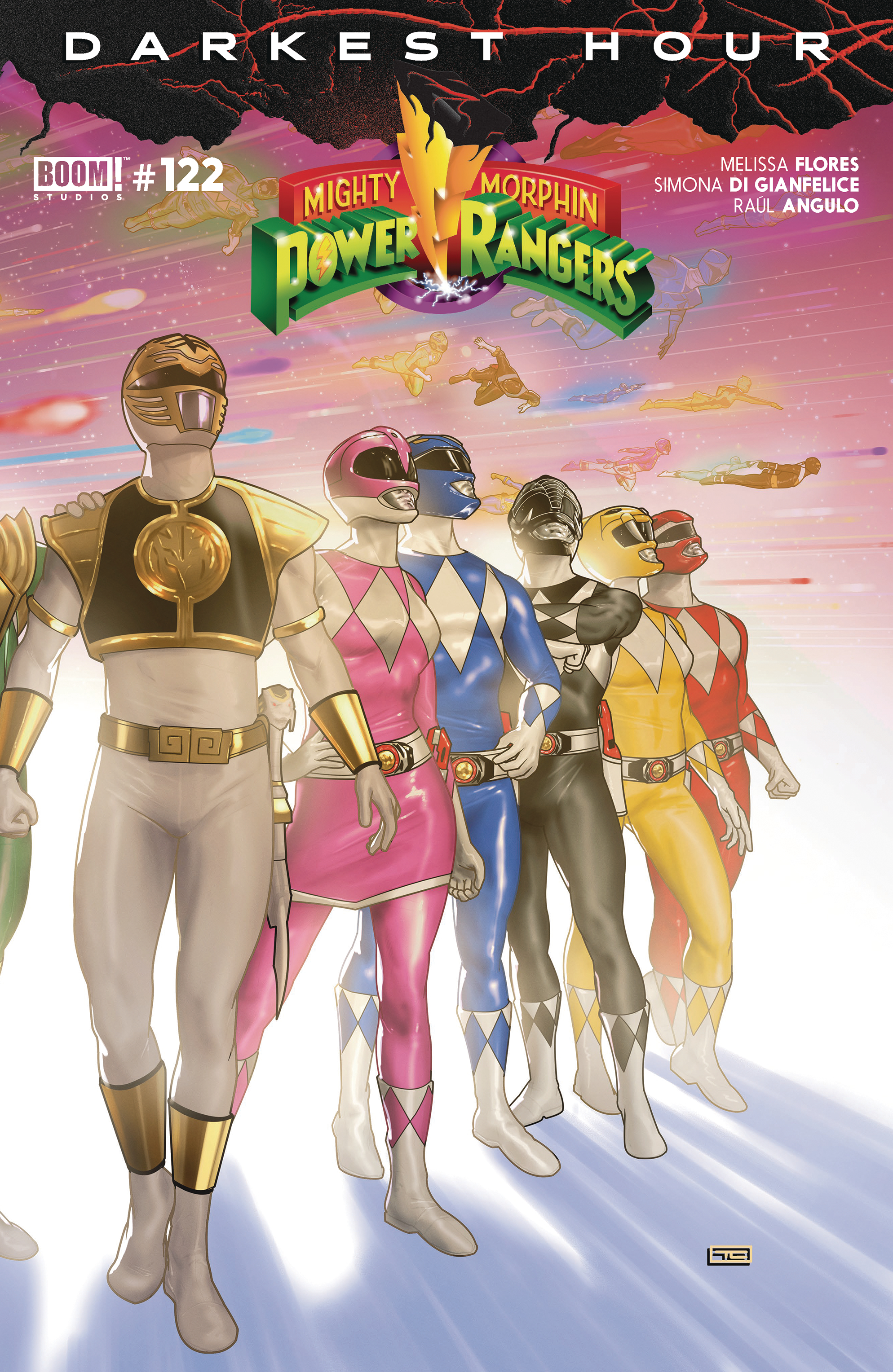 Mighty Morphin Power Rangers #122 Cover B Connecting Variant