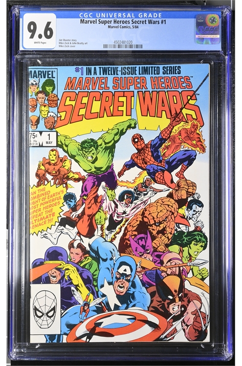 Marvel Super-Heroes Secret Wars #1 Error Edition Cgc 9.6