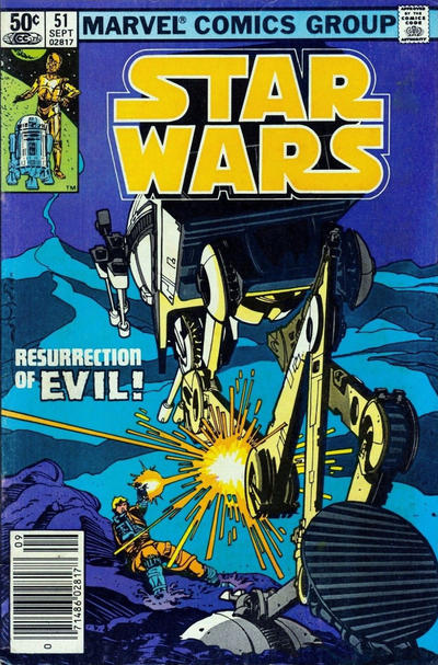 Star Wars #51 [Newsstand](1977)-Fine (5.5 – 7)