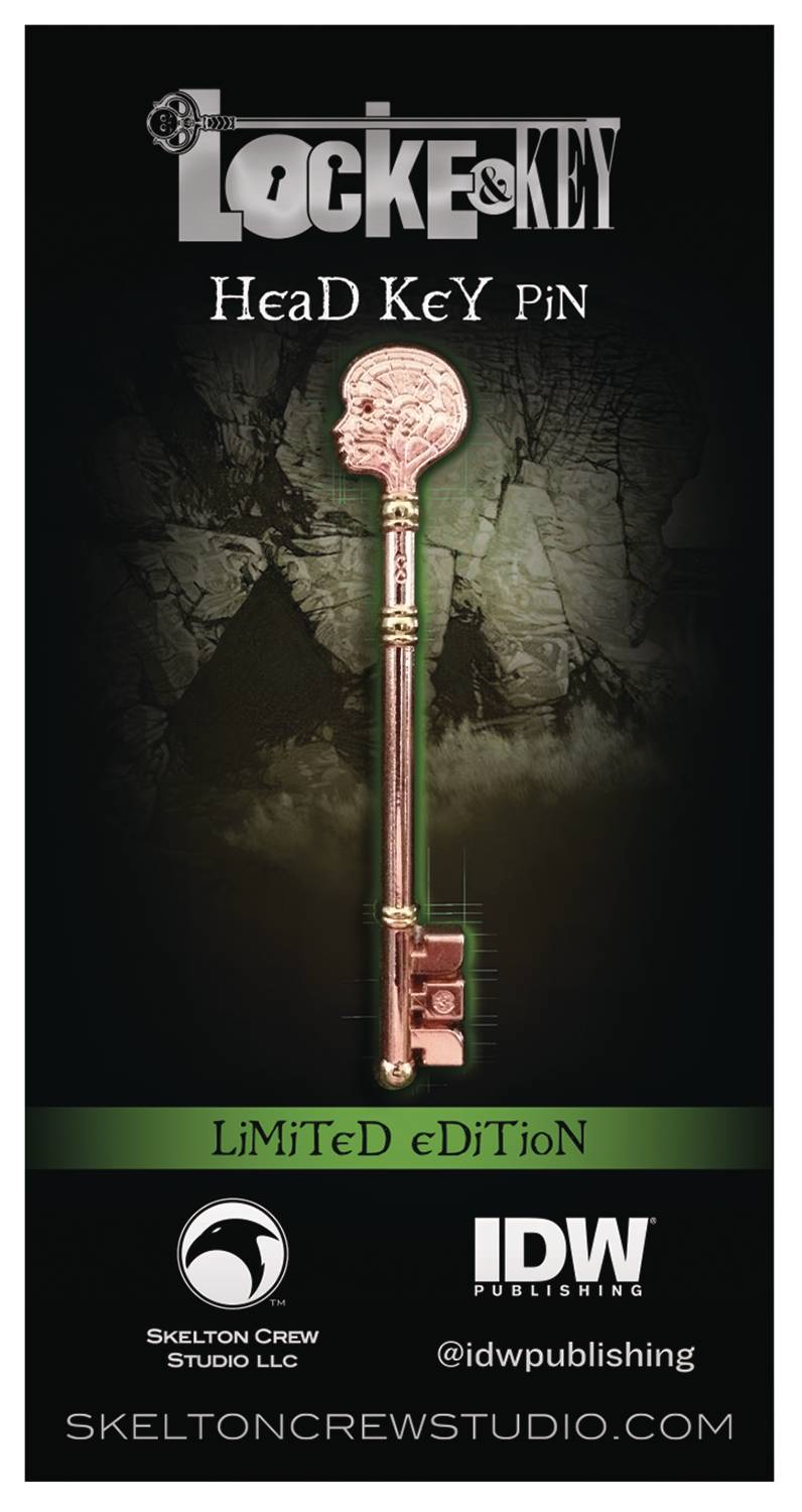 Locke & Key Head Key Limited Edition Enamel Pin