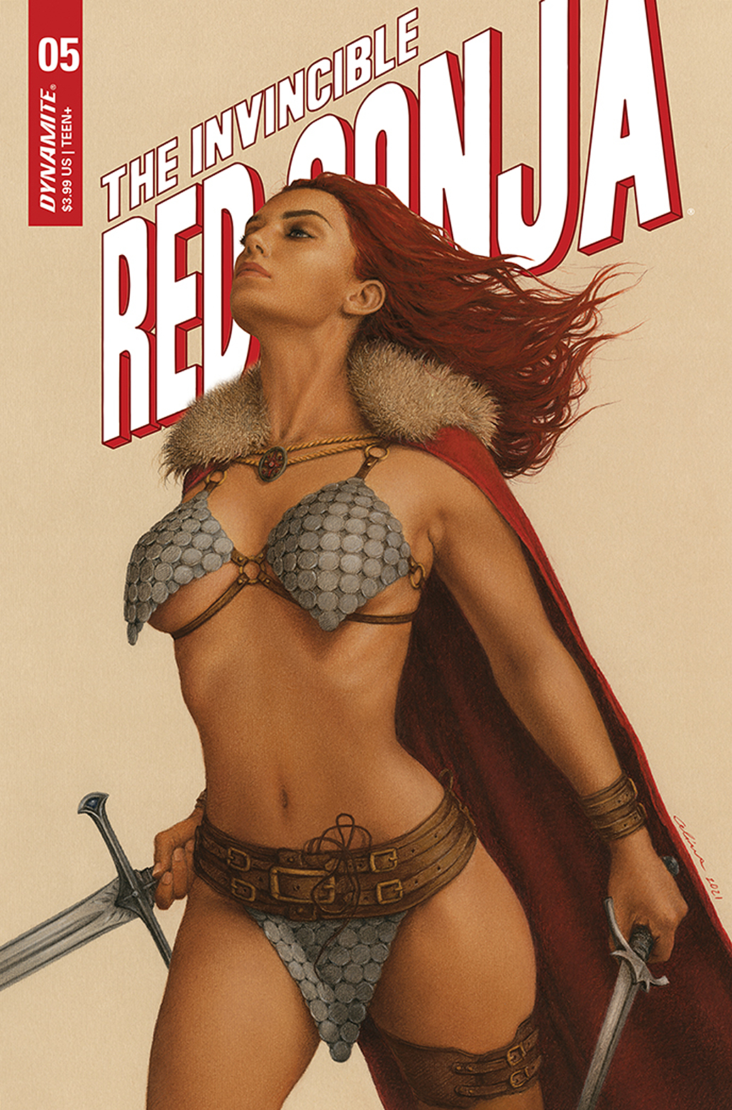 Invincible Red Sonja #5 Cover C Celina