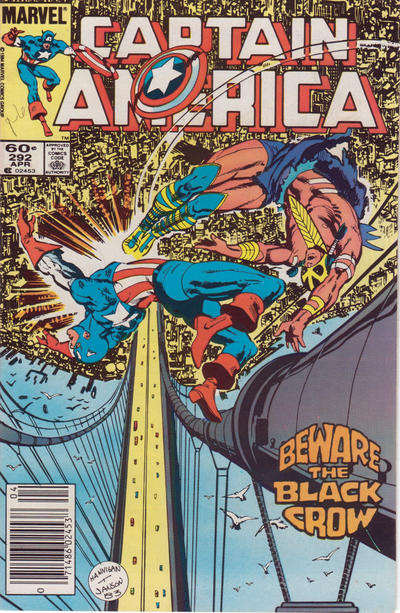 Captain America #292 [Newsstand] - Fn/Vf 7.0