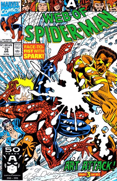 Web of Spider-Man #75 [Direct]-Fine (5.5 – 7)
