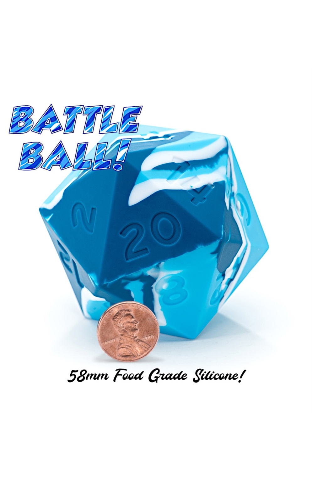 “Battle Ball” Random Encounter 58Mm Silicone Dice