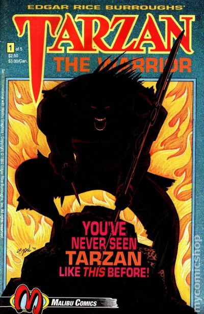 Edgar Rice Burroughs Tarzan The Warrior Limited Series Bundle Issues 1-5