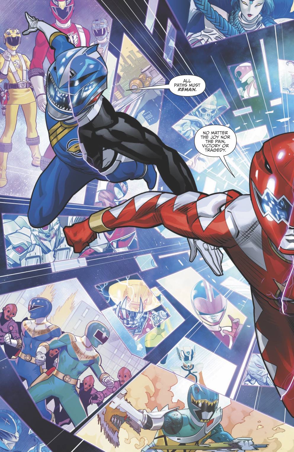 Mighty Morphin Power Rangers #41 Dan Mora Last Call Connecting Story Variant